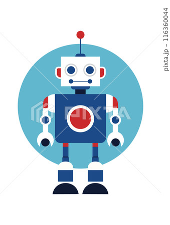 アンテナがついたロボット アンテナがついたロボット 116360044