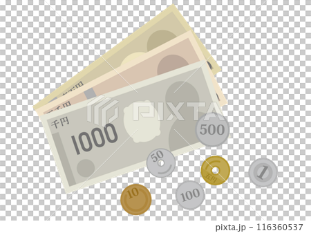 Money image illustration_24th year new banknote version 116360537