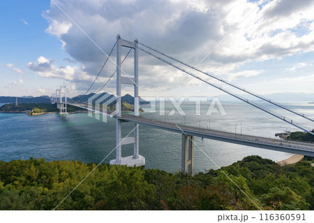 来島海峡大橋を望む 116360591