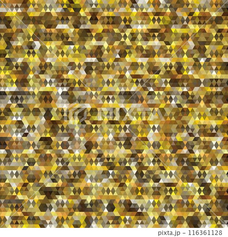 Background of geometric shapes. gold mosaic pattern. Retro triangle background. eps 10 116361128