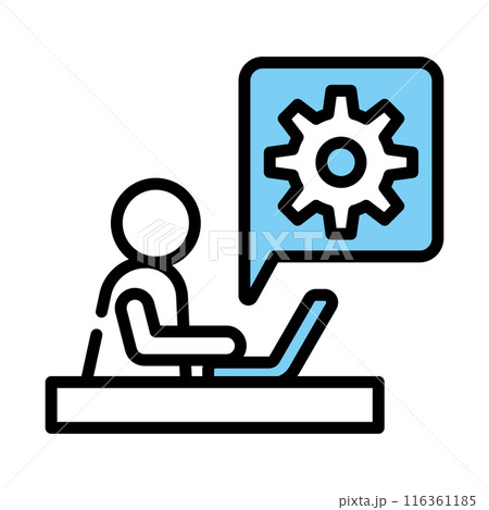 ギア　パソコン　技術者 116361185