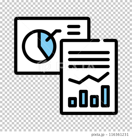 グラフ　資料　データ　書類　売上 116361231