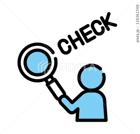 チェック　確認　人 116361508