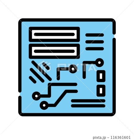 マザーボード基盤のアイコン 116361601