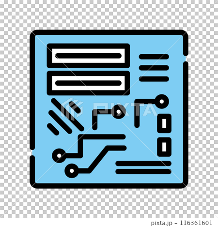 マザーボード基盤のアイコン 116361601
