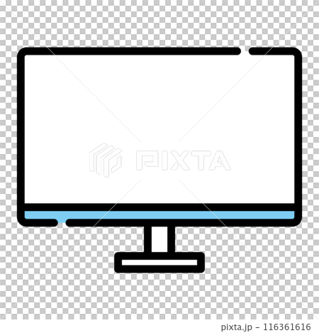 パソコンモニターのアイコン パソコンモニターのアイコン 116361616