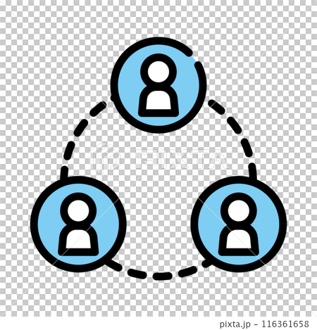 人　つながり　リモート 116361658