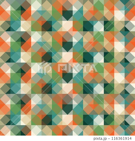 Geometric background with halftone rectangles. Trendy colorful gradient. Bright abstract template for cover, presentation. EPS10 Vector. Trendy geometric background in a modern style. eps 10 116361914