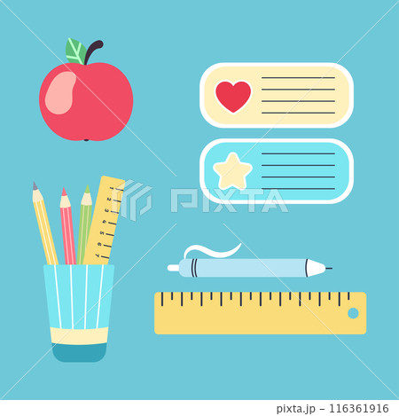 Back to school. School supplies. 116361916