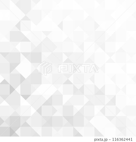 Abstract gray white background with mesh of rhombus or squares. Mosaic. Geometric template. eps 10 116362441