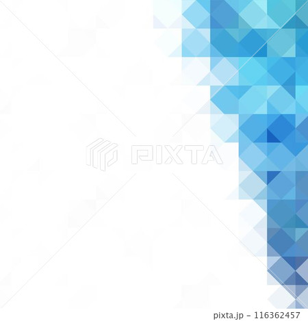 Vector background. Illustration of an abstract texture with squares. Pattern design for banner, poster, flyer, postcard, cover, brochure. 116362457