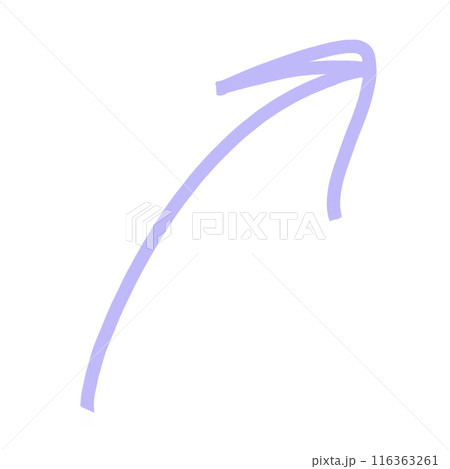 Pastel Purple Marker Arrow illustration Hand Drawn Arrow Graffiti Arrow Doodle Arrow Paint Arrow 116363261