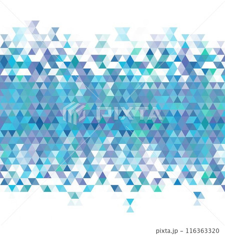 blue geometric background. triangle design. eps 10 116363320