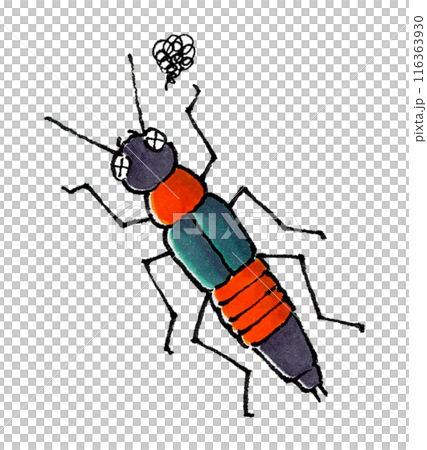 瀕死のやけど虫 116363930