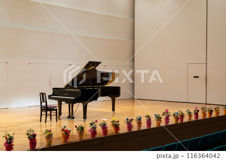 発表会の風景　グランドピアノ 116364042