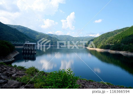 岐阜県下呂市_岩屋ダムから北側風景6_2023年9月 岐阜県下呂市_岩屋ダムから北側風景6_2023年9月 116366594