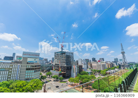中日ビル、7階屋上広場からの眺め〈愛知県名古屋市〉 116366909