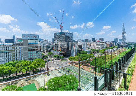 中日ビル、7階屋上広場からの眺め〈愛知県名古屋市〉 116366911