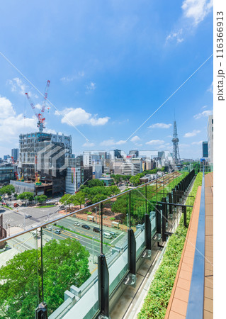 中日ビル、7階屋上広場からの眺め〈愛知県名古屋市〉 116366913