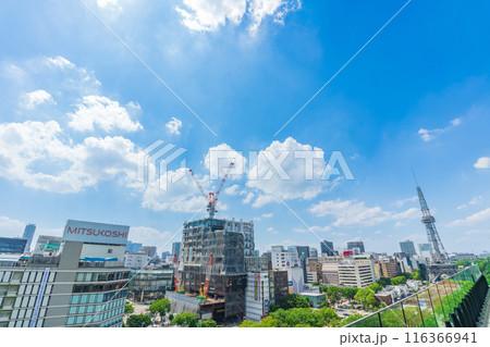 中日ビル、7階屋上広場からの眺め〈愛知県名古屋市〉 116366941
