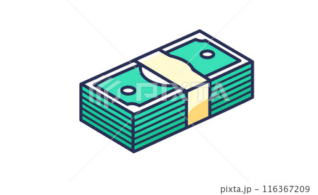 紙幣　外貨　札束　お金イメージ 116367209