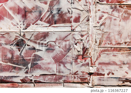 Abstract red white background with chaotic brush strokes Abstract red white background with chaotic brush strokes 116367227