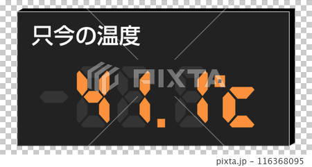 Illustration of a digital thermometer showing the highest ever temperature in Japan. In Japanese it says "The current temperature is 41.1 degrees." Illustration of a digital thermometer showing the highest ever temperature in Japan. In Japanese it says "The current temperature is 41.1 degrees." 116368095