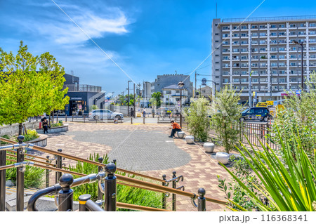 東京都世田谷区の都市風景　世田谷代田駅 116368341