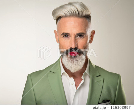 Studio Portrait of Handsome Senior Man Studio Portrait of Handsome Senior Man 116368997