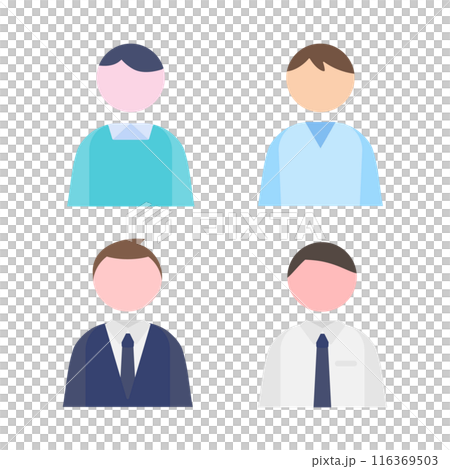 Men's illustration set 116369503