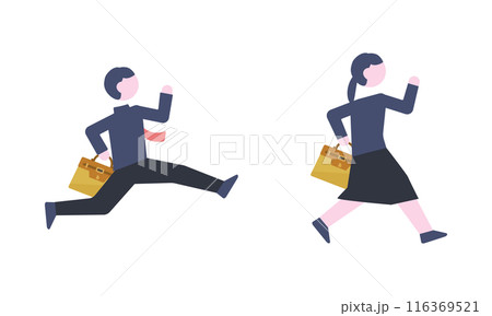 走る会社員 116369521