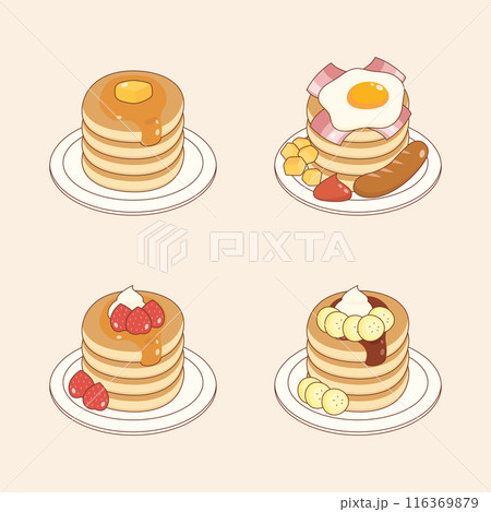 pancake dish set pancake dish set 116369879