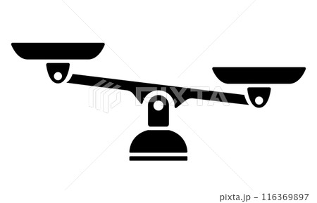 上皿天秤のアイコン 116369897