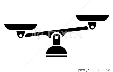 上皿天秤のアイコン 116369898