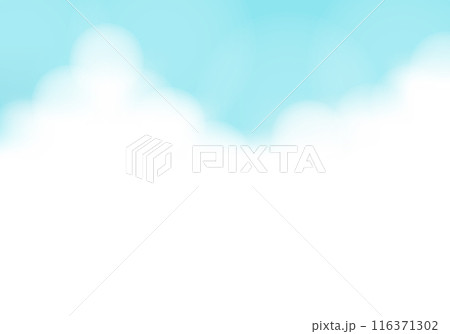 水色の空の背景素材 水色の空の背景素材 116371302
