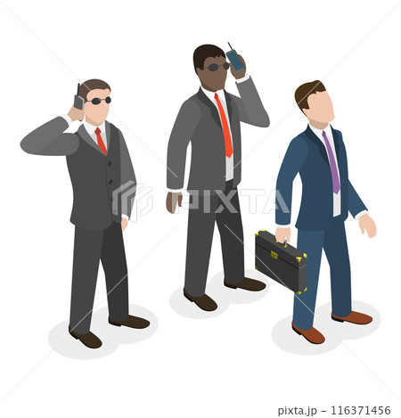 3D Isometric Flat Set of Scenes with Politicians. Item 3 3D Isometric Flat Set of Scenes with Politicians. Item 3 116371456