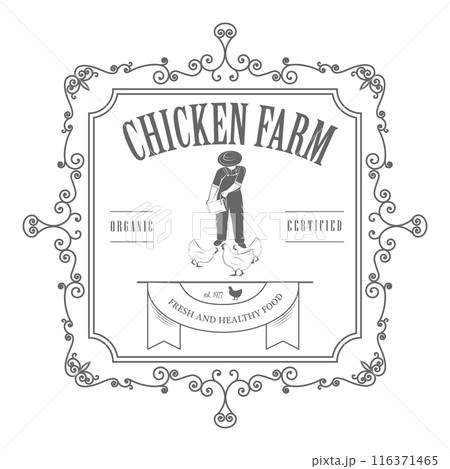 Farm Products Badges With Ornament.. Item 3 Farm Products Badges With Ornament.. Item 3 116371465