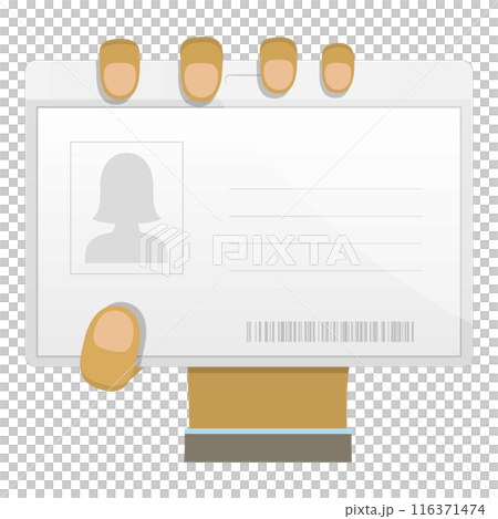 Mans Hand Holding Different Badges.. Item 1 Mans Hand Holding Different Badges.. Item 1 116371474