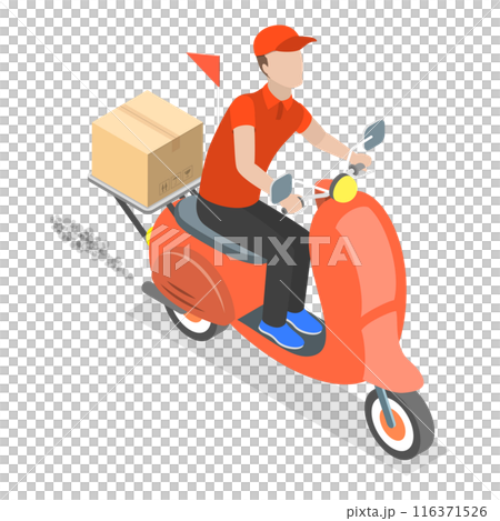 3D Isometric Flat Set of Motorcycles. Item 2 3D Isometric Flat Set of Motorcycles. Item 2 116371526