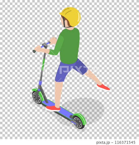 3D Isometric Flat  Illustration of Happy Children. Item 2 116371545