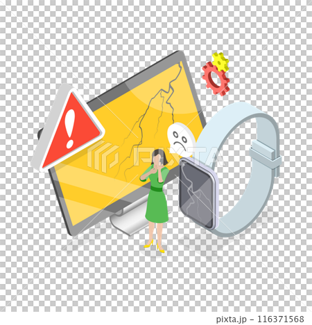 3D Isometric Flat Illustration of Product Quality. Item 2 3D Isometric Flat Illustration of Product Quality. Item 2 116371568