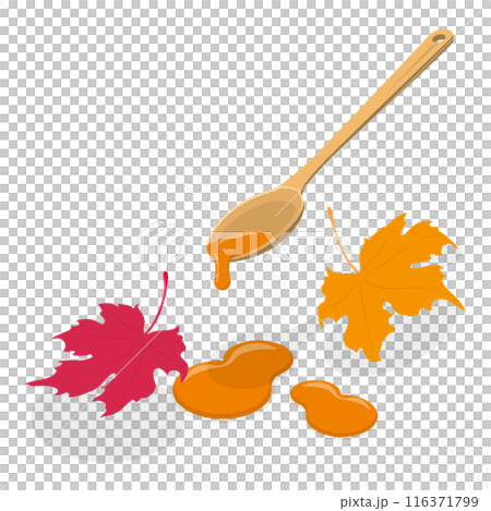 3D Isometric Flat Set of Maple Syrup. Item 1 3D Isometric Flat Set of Maple Syrup. Item 1 116371799