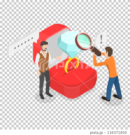 3D Isometric Flat Illustration of Pawnshop. Item 1 3D Isometric Flat Illustration of Pawnshop. Item 1 116371850