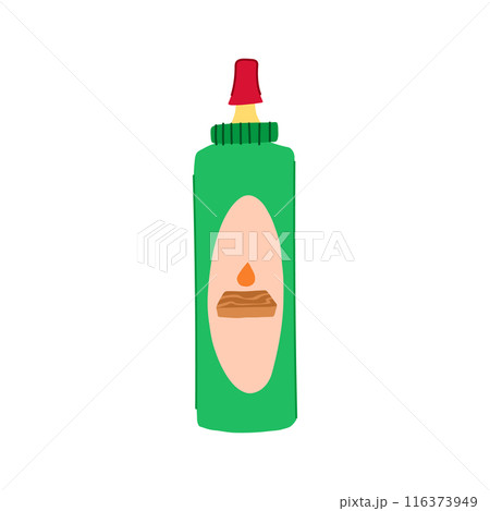 construction wood glue cartoon vector illustration 116373949