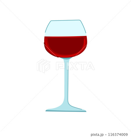 drink wine glass cartoon vector illustration drink wine glass cartoon vector illustration 116374009