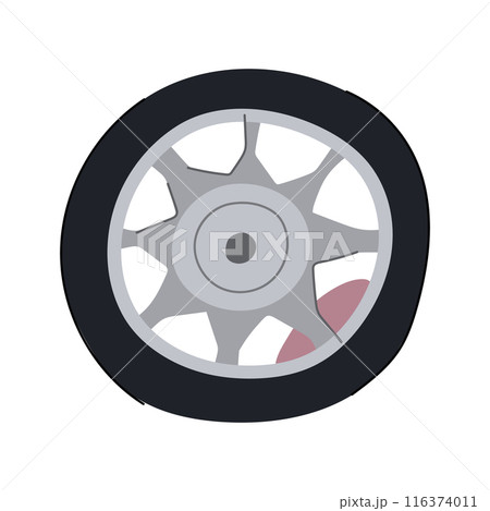 luxury wheel car cartoon vector illustration luxury wheel car cartoon vector illustration 116374011