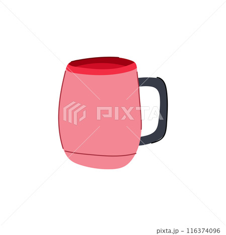 water thermos cup cartoon vector illustration 116374096