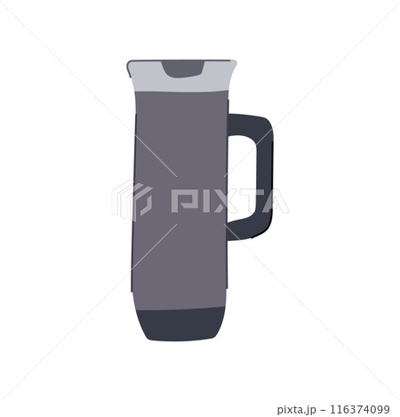 tea thermos cup cartoon vector illustration 116374099