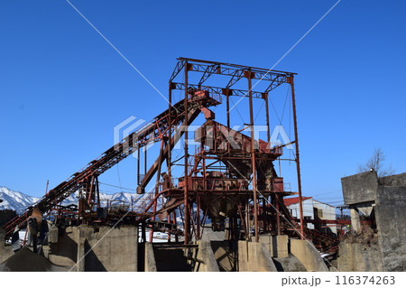 砕石工場 建設資材の生産現場 116374263