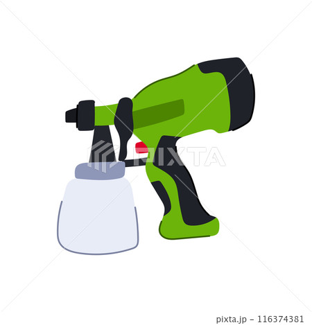 industry paint sprayer cartoon vector illustration 116374381